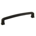 Crown 5-1/2" Cabinet Pull with 5" Center to Center Matte Black Finish CHP82092BK